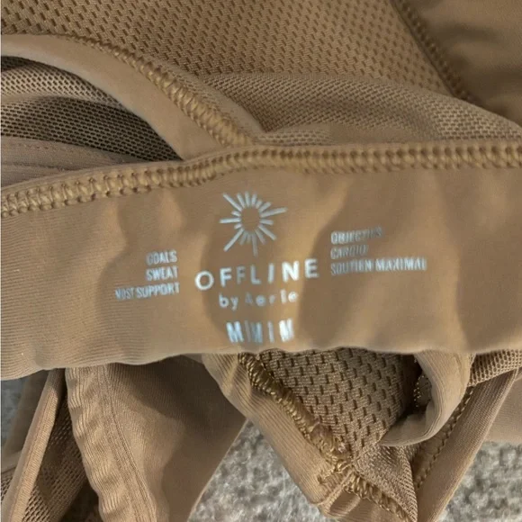 Aerie Brown Sports Bra - Picture 3 of 3